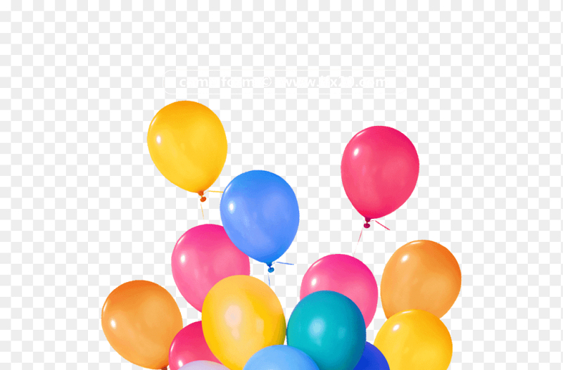 漂浮的彩色气球喜庆快乐儿童节元素