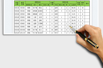 2023招聘月报表免费下载