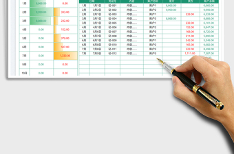 2023现金日记账 免费下载