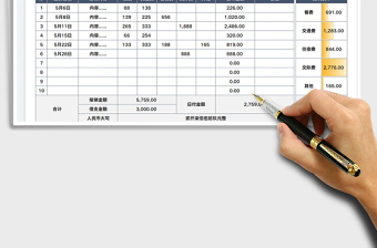 2023费用报销单免费下载