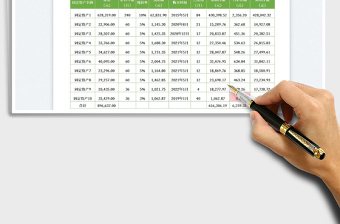 2023固定资产折旧明细表免费下载