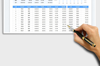 2023基金理财收益明细表免费下载